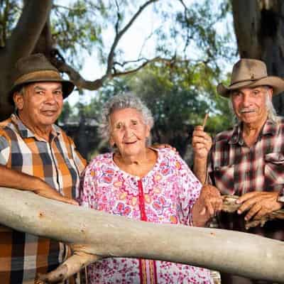 An emu footprint giving hope to a town doing it tough