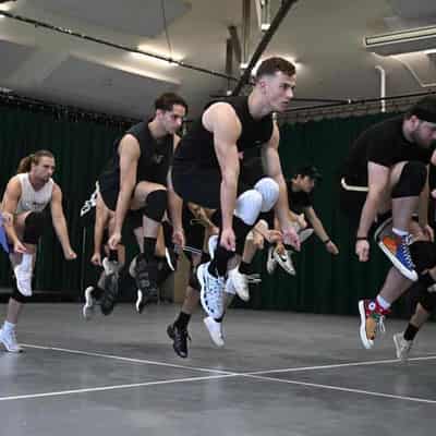 Jets break a sweat at West Side Story ensemble bootcamp