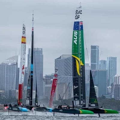 Slingsby chuffed as Australia, Danes lead Sydney SailGP