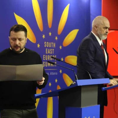 Zelenskiy seeks Balkan support at summit in Albania