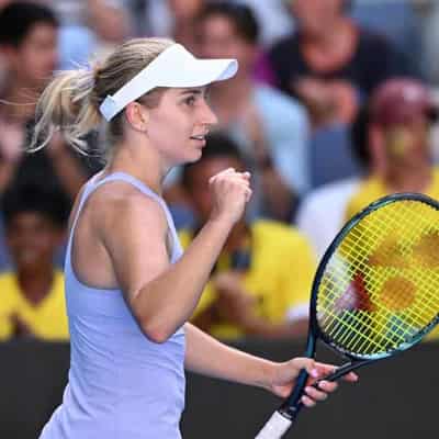 Daria Saville survives match point in San Diego