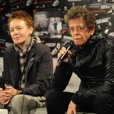 Anderson hooked on AI chat with late husband Lou Reed