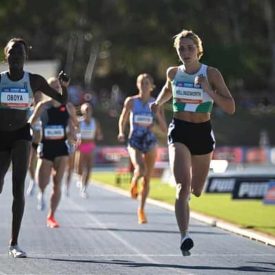 Teenage star Hollingsworth posts Olympic 800m time