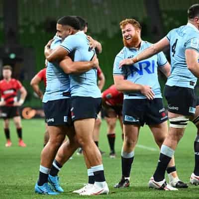 Waratahs upset Super Rugby champion Crusaders