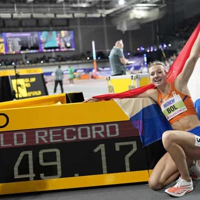 Dutch dynamo Bol smashes own indoor 400m world record