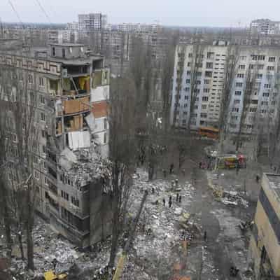 Search complete after Ukraine drone attack kills 12