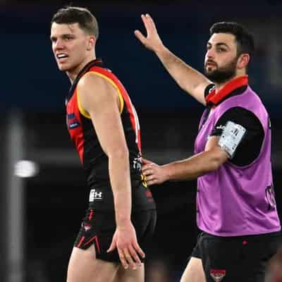 Injured Bombers gun Ridley out of AFL round one