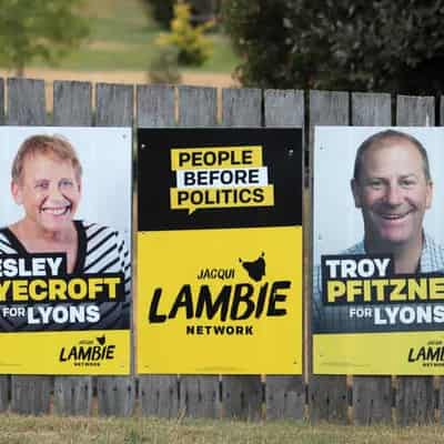 Lambie defends 'no policy' stance in Tasmanian election