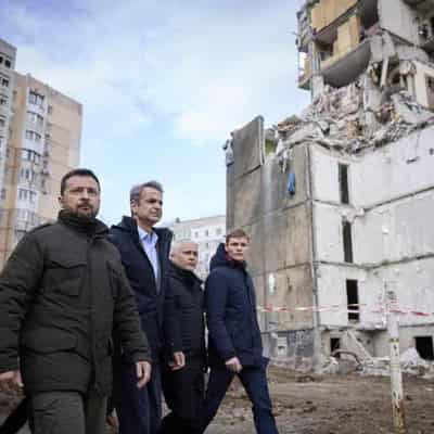 Russia hits Odesa during Zelenskiy and Greek PM visit