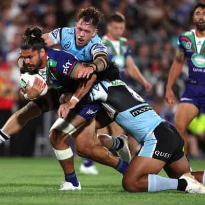 Gutsy Sharks spoil Tuivasa-Sheck's Warriors homecoming