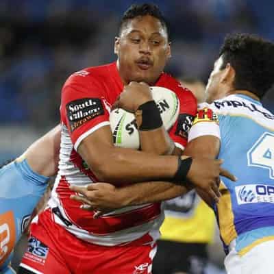 Leilua 'itching' for first game for Dragons since 2019