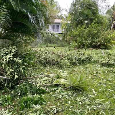 Remote residents trapped as Cyclone Megan crosses coast