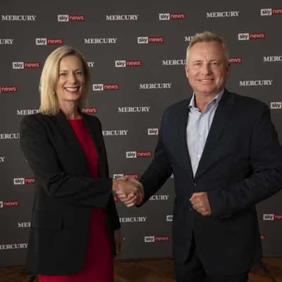 Leaders clash over stadium in final campaign debate