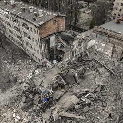 Ten hurt as Russian missile debris hits Kyiv: officials