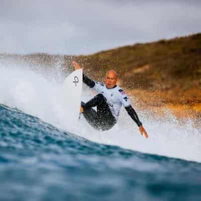 Bittersweet sadness: Slater eyes Bells Beach farewell