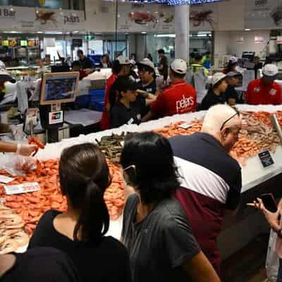 Crowds shell out for seafood as Easter egg prices crack