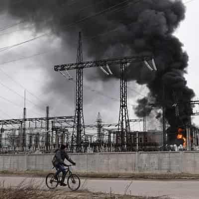 Ukraine says Russian drones, missiles hit power plants