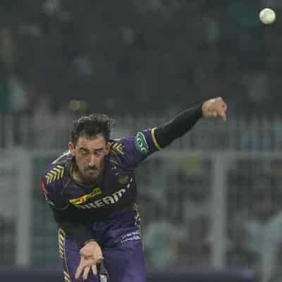 Starc wicketless again but KKR beat Green and Maxwell