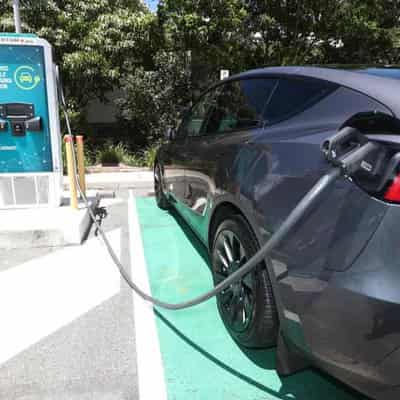 Labor touts EVs to households as charging sites rise