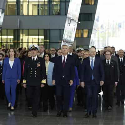 Ministers mark 75 years of NATO, agree on Ukraine aid