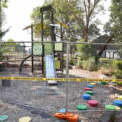 Asbestos detected at three more Melbourne parks