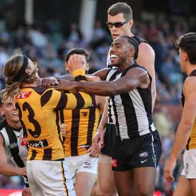 Pies withstand Hawks challenge in Gather Round thriller