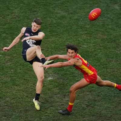 Carlton star Walsh set to return from back injury