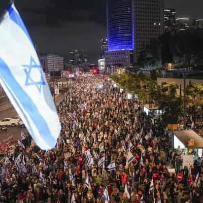 Israel govt opponents rally amid deadlock on hostages