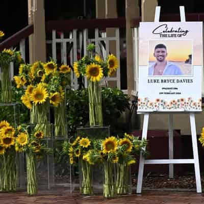 'Cherished': Hundreds honour Luke Davies at memorial