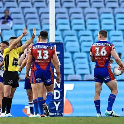 Knights' Hetherington banned for tunnel altercation