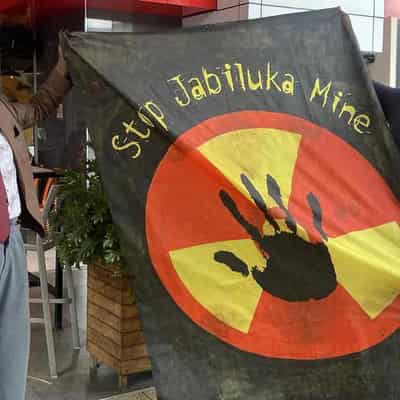 Traditional owners protest against mining at Jabiluka