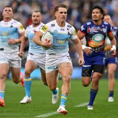 Des drought over as Titans stun Warriors on Anzac Day