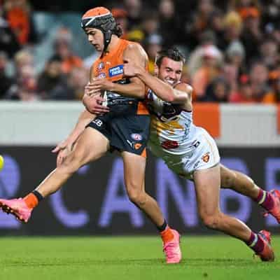 Red-hot GWS Giants belt struggling Brisbane in Canberra