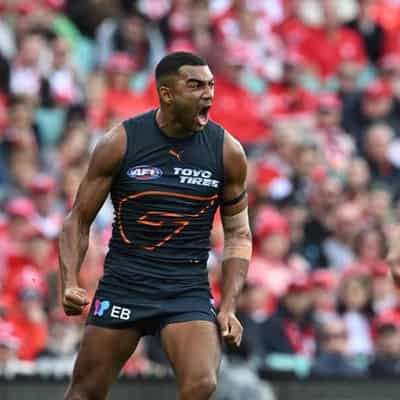 GWS forward Brown faces three-match ban for high bump