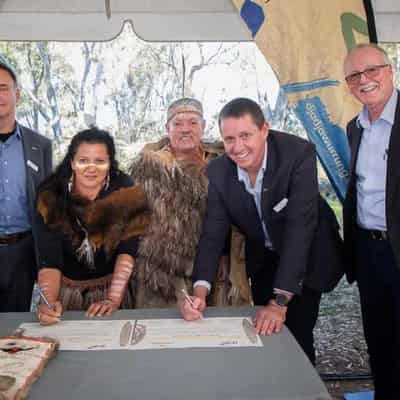 Traditional owners sign historic deal with mining firm