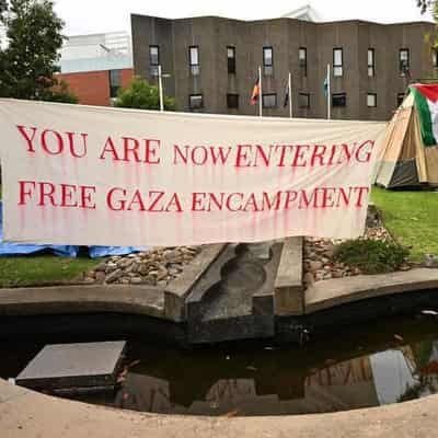 Pro-Palestine university encampment ordered to disband