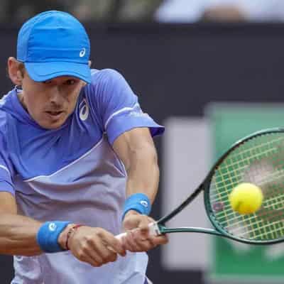 De Minaur run ragged in Rome by blistering Tsitsipas