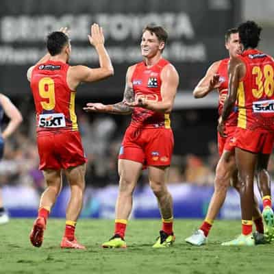 Gold Coast stun Geelong with statement AFL thrashing