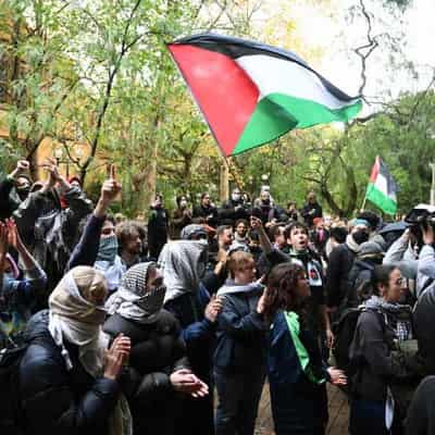 Students vow to continue sit-in as one camp falls