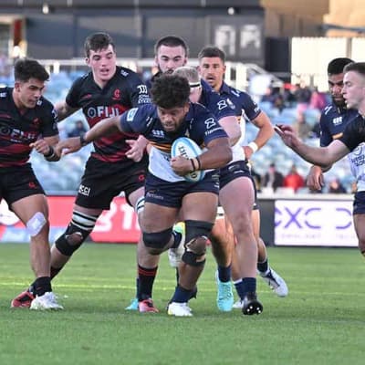 Late penalty-try drama ends Brumbies' Crusaders curse