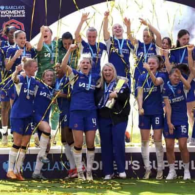 Sam Kerr wins fifth straight WSL title with Chelsea