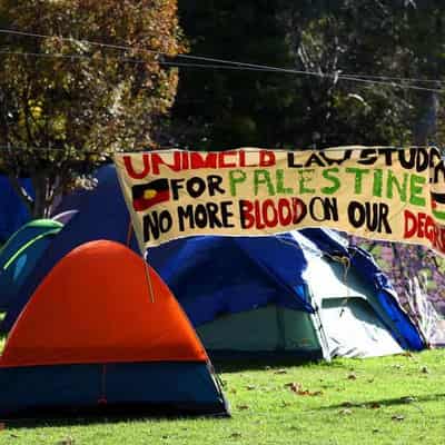 Pro-Palestine camp to end when uni gives in to demands