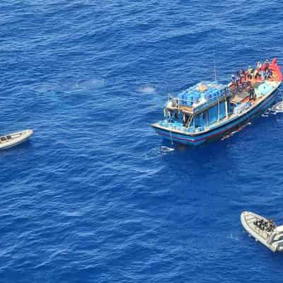 Illegal fishing boats burned after Australian incursion