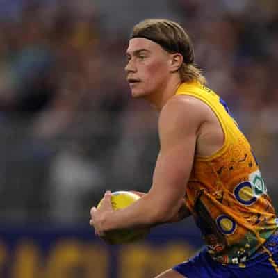 Eagles players dazzled by football 'freak' Harley Reid