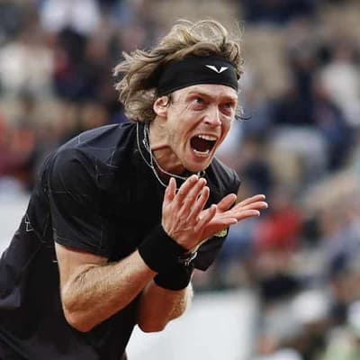 Rublev no saint in French Open exit, but Sinner shines