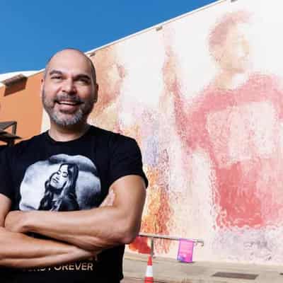 Queer Indigenous creative finds pride in hometown mural