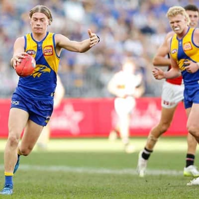 Harley Reid facing ban for sling tackle in Eagles' loss