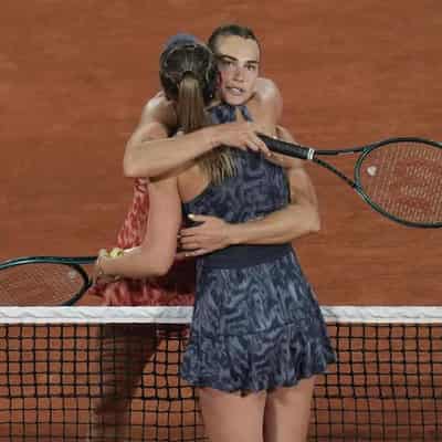 Friendship cast aside as Sabalenka crushes pal Badosa