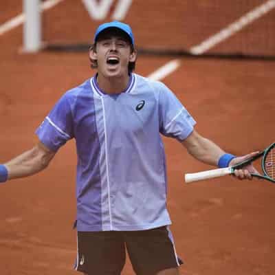 Stars aligning for de Minaur in Paris as Zverev awaits