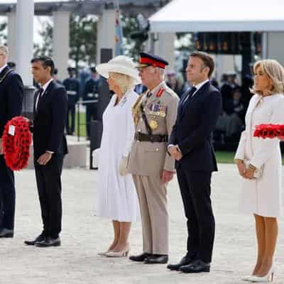 World leaders, veterans mark D-Day's 80th anniversary